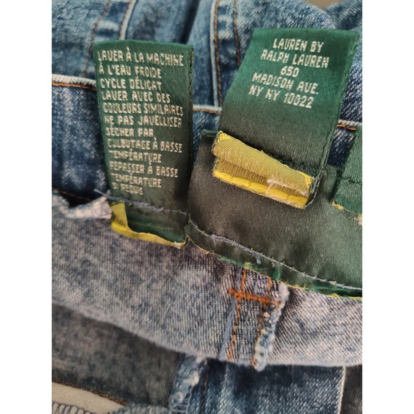 Lauren Jeans Co Ralph Lauren Petite Vintage 90s Straight Leg High Rise Denim 10P - Picture 7 of 7